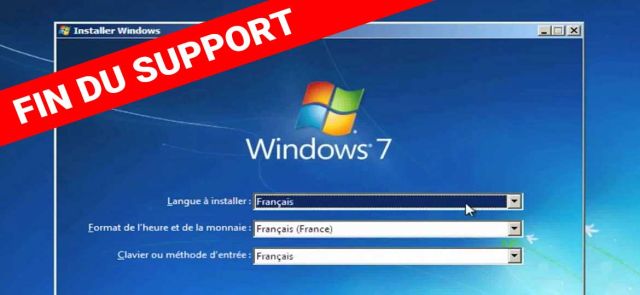 Fin du support de Windows 7